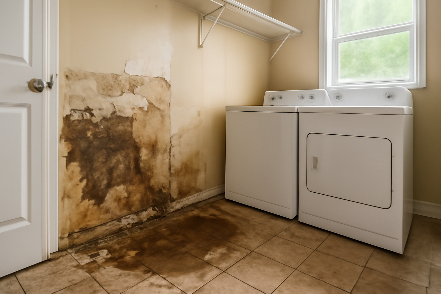 Laundry Room Water Damage Restoration in Great Falls, SC