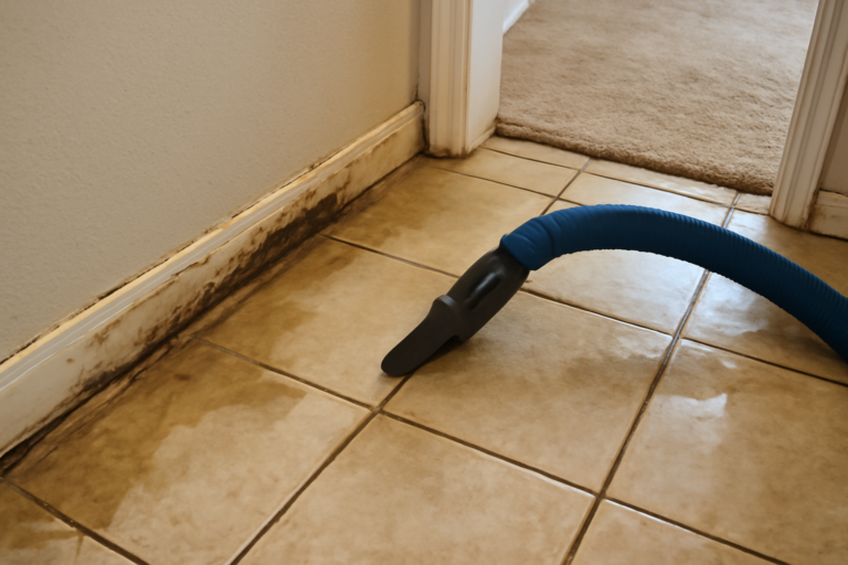 Tile Floor Water Extraction